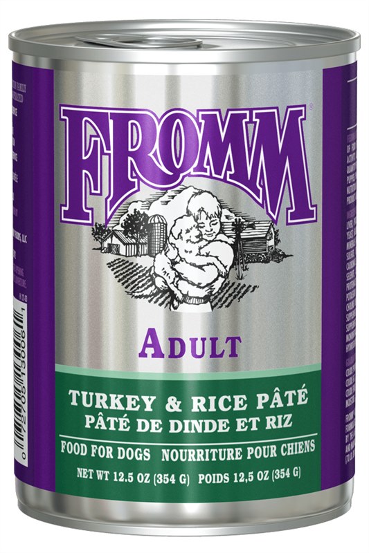 Fromm Adult Turkey Rice Pate Dog Food Cans