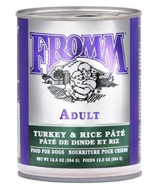 Fromm Adult Turkey Rice Pate Dog Food Cans