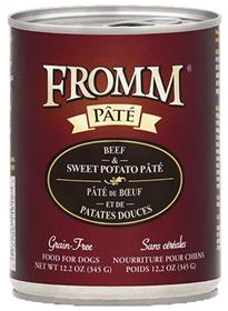 Fromm Beef and Sweet Potato Pate Dog Food Can 