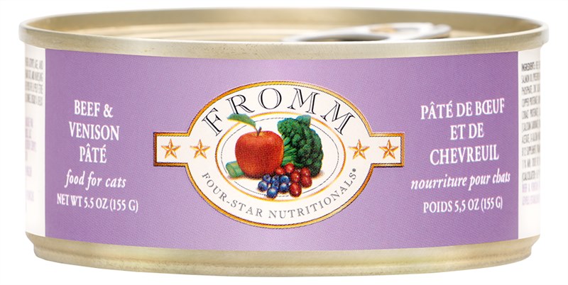 Fromm Beef and Venison Pate Cat Four Star Can