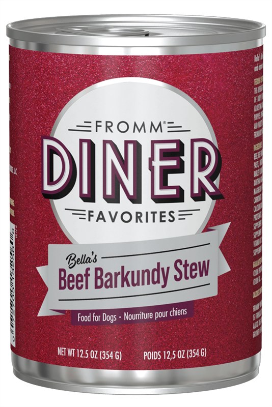 Fromm Diner Favorites Bellas Beef Barkundy Stew Food For Dogs