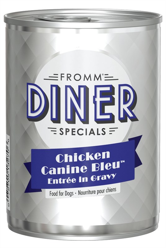 Fromm Diner Specials Chicken Canine Bleu Entree in Gravy Dog Food Cans
