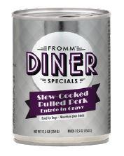 Fromm Diner Specials Slow Cooked Pulled Pork Entree in Gravy Dog Food Can