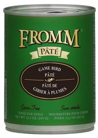 Fromm Dog Can Grain Free Pate Game Bird