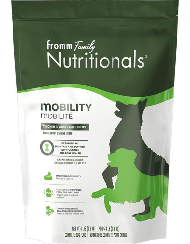 Fromm Dog Dry Nutritionals Mobility Chicken and  Whole Oats