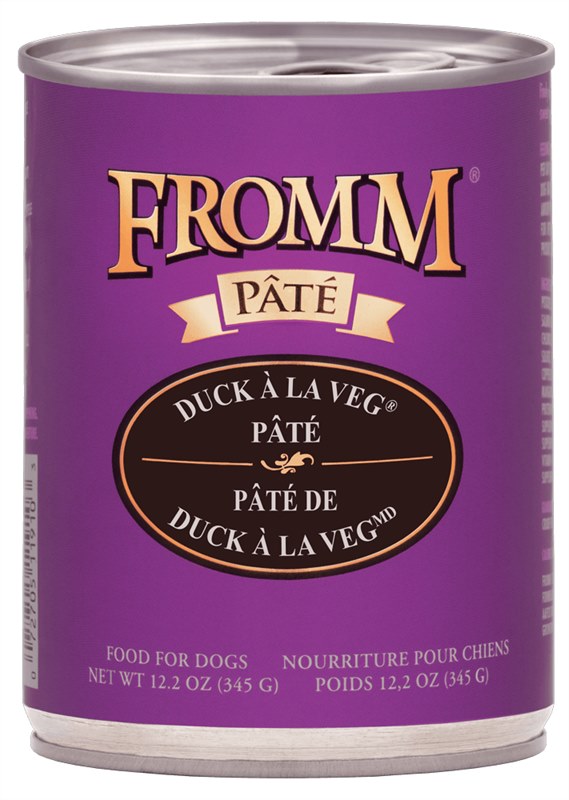 Fromm Duck a La Veg Pate Dog Food Can