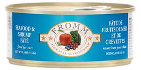 Fromm Four Star Seafood and Shrimp Pate Cat Can