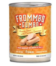 Fromm Frommbo Gumbo Hearty Stew With Chicken Sausage Canned Food For Dogs