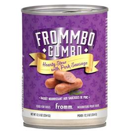 Fromm Frommbo Gumbo Hearty Stew With Pork Sausage Canned Food For Dogs