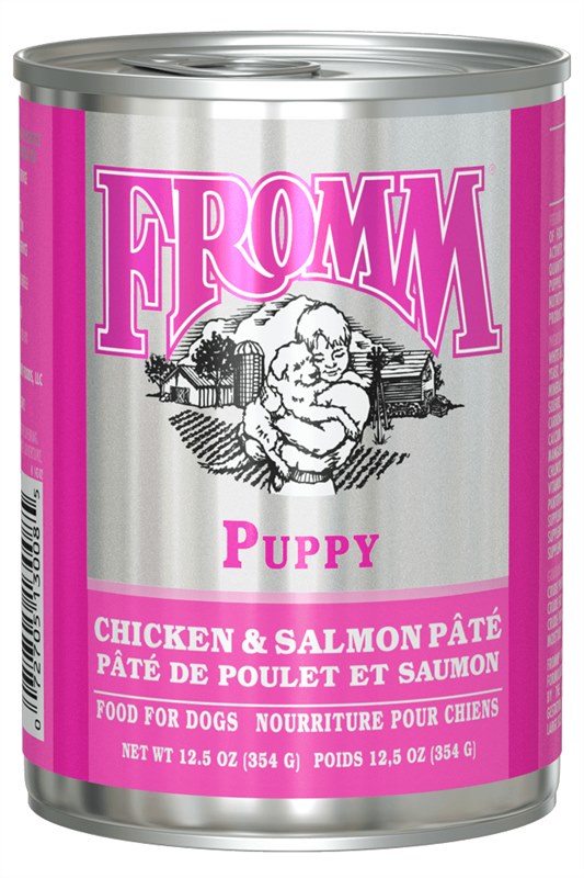 Fromm Puppy Chicken Salmon Pate Dog Food Cans
