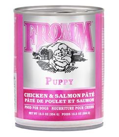 Fromm Puppy Chicken Salmon Pate Dog Food Cans