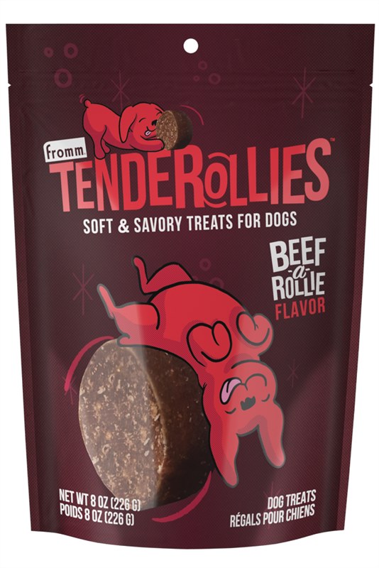 Fromm Tenderollies Beef a Rollie Flavor Dog Treats