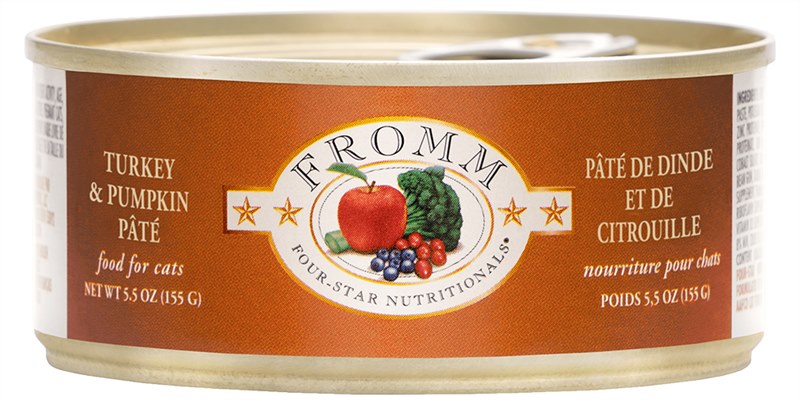 Fromm Turkey and Pumpkin Pate Cat Food Can