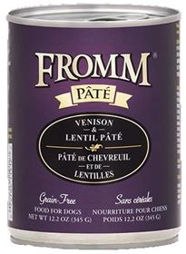 Fromm Venison and Lentil Pate Dog Food Can