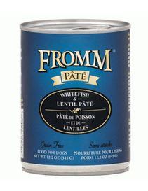 Fromm Whitefish and Lentil Pate Dog Food Can