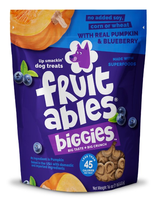 Fruitables Biggies Pumpkin and Blueberry