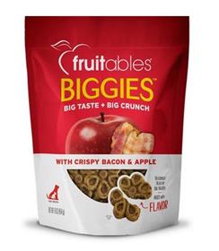 Fruitables Biggies With Real Crispy Bacon Apple Dog Treats