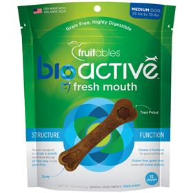 Fruitables Bioactive Fresh Mouth Dental Dog Treats