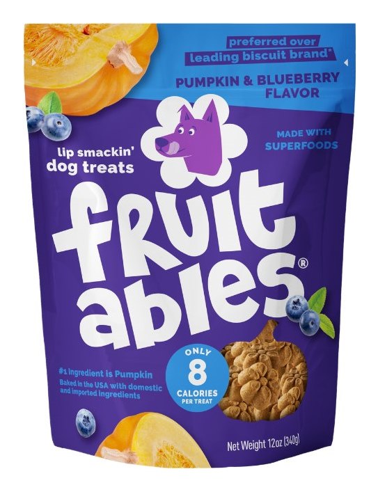 Fruitables Pumpkin and Blueberry Mix Dog Treats