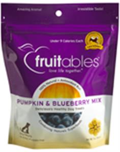 Fruitables Pumpkin and Blueberry Mix Dog Treats