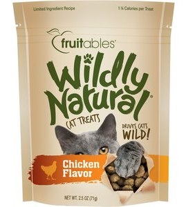 Fruitables Wildly Natural Cat Treats Chicken Flavor