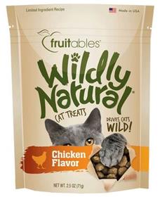 Fruitables Wildly Natural Cat Treats Chicken Flavor