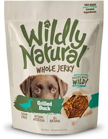 Fruitables Wildly Natural Dog Jerky Treats Grilled Duck Strips