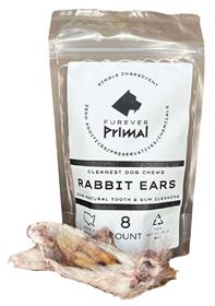 Furever Primal Rabbit Ear Natural Dog Chew