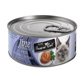 Fussie Cat  Fine Dining Pate Mackerel Entree in Gravy