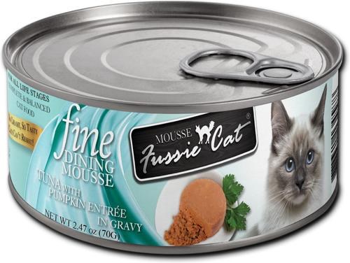 Fussie Cat Fine Dining Mousse Tuna with Pumpkin Entree Wet Cat Food