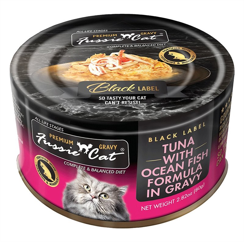 Fussie Cat Premium Ocean Fish in Gravy Wet Cat Food