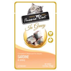 Fussie Cat Sardine in Gravy Pouch Wet Cat Food