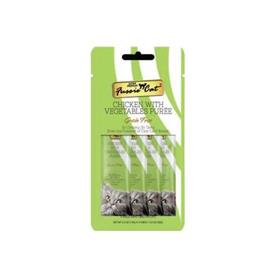 Fussie Cat Treat Puree Chicken with Vegetables 4 Pack