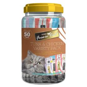 Fussie Cat Treat Puree Tuna and Chicken Variety