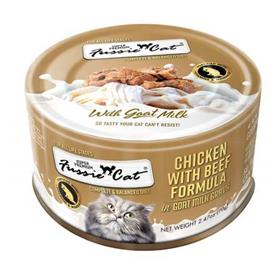FussieCat Chicken with Beef Formula in Goat Milk Gravy Cat Food
