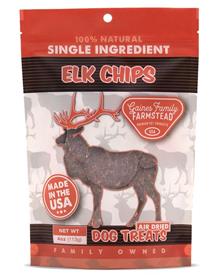 Gaines Family Farmstead Dog Treat Elk Chips