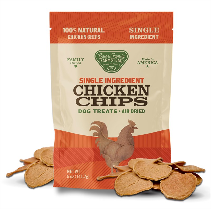 Gaines Family Farmstead Single Ingredient Chicken Chips Dog Treats