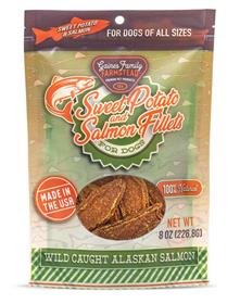 Gaines Family Farmstead Sweet Potato and Salmon Fillets Dog Treat