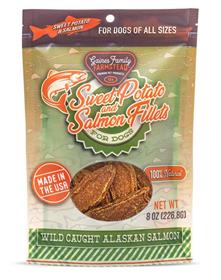 Gaines Family Farmstead Sweet Potato and Salmon Fillets Dog Treat