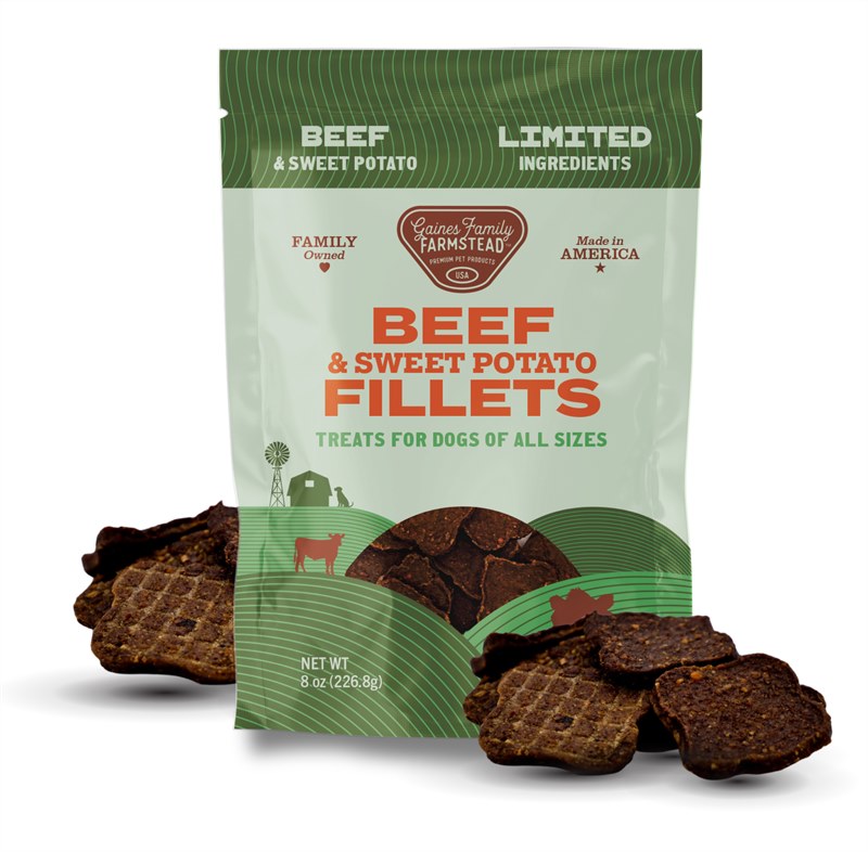 Gaines Family Sweet Potato and Beef Fillets Dog Treats