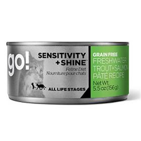 GO Sensitivity and Shine Grain Free Freshwater Trout and Salmon Pate