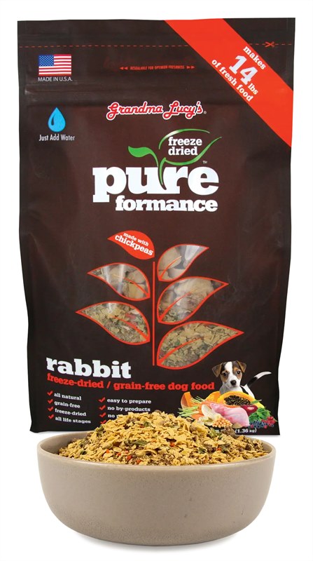 Grandma Lucys Pureformance Rabbit Grain Free Dog Food