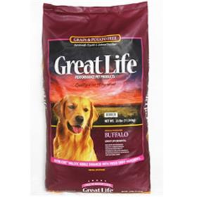 Great Life Grain Free Buffalo Dog Food