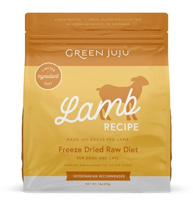 Green Juju Freeze Dried Raw Diet Lamb