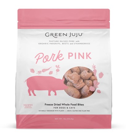 Green Juju Pork Pink Freeze Dried Bites