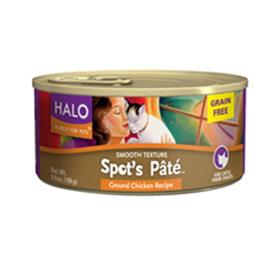 Halo Spots Pate Grain Free Chicken Cat Cans