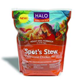 Halo Spots Stew Adult Dog Wholesome Chicken Recipe
