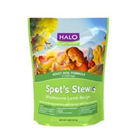 Halo Spots Stew Adult Dog Wholesome Lamb Recipe