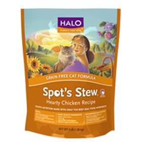 Halo Spots Stew for Cats Grain Free Chicken Dry Food