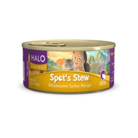 Halo Spots Stew for Cats Wholesome Turkey Cans